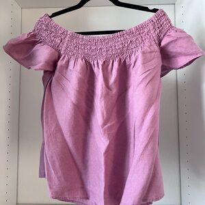 Harve Benard Blush Pink Off-Shoulder Blouse